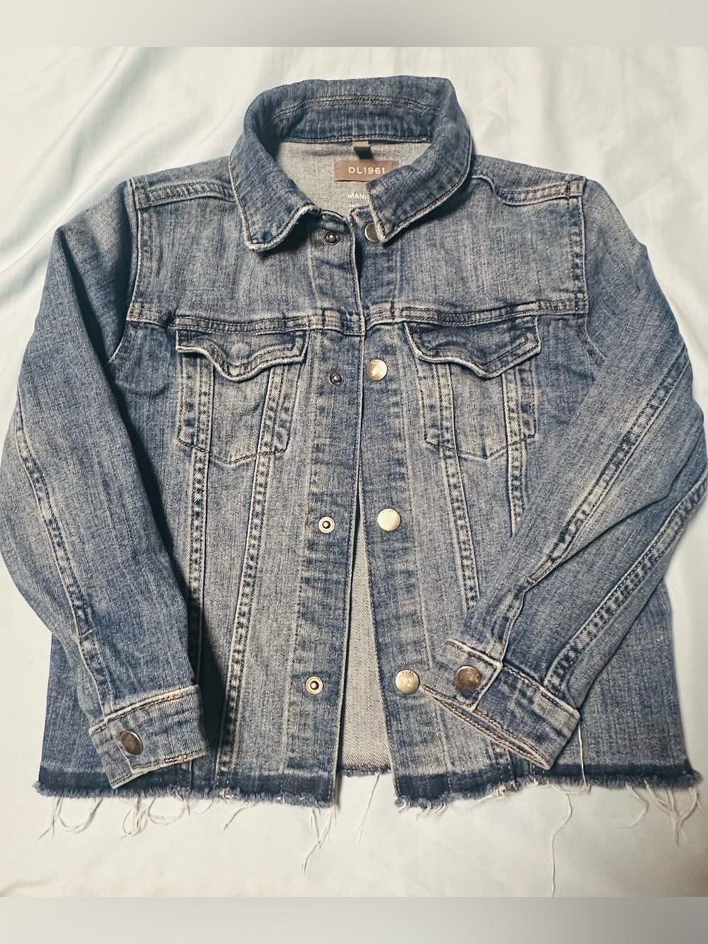DL1961 Light Blue Washed Denim Jacket